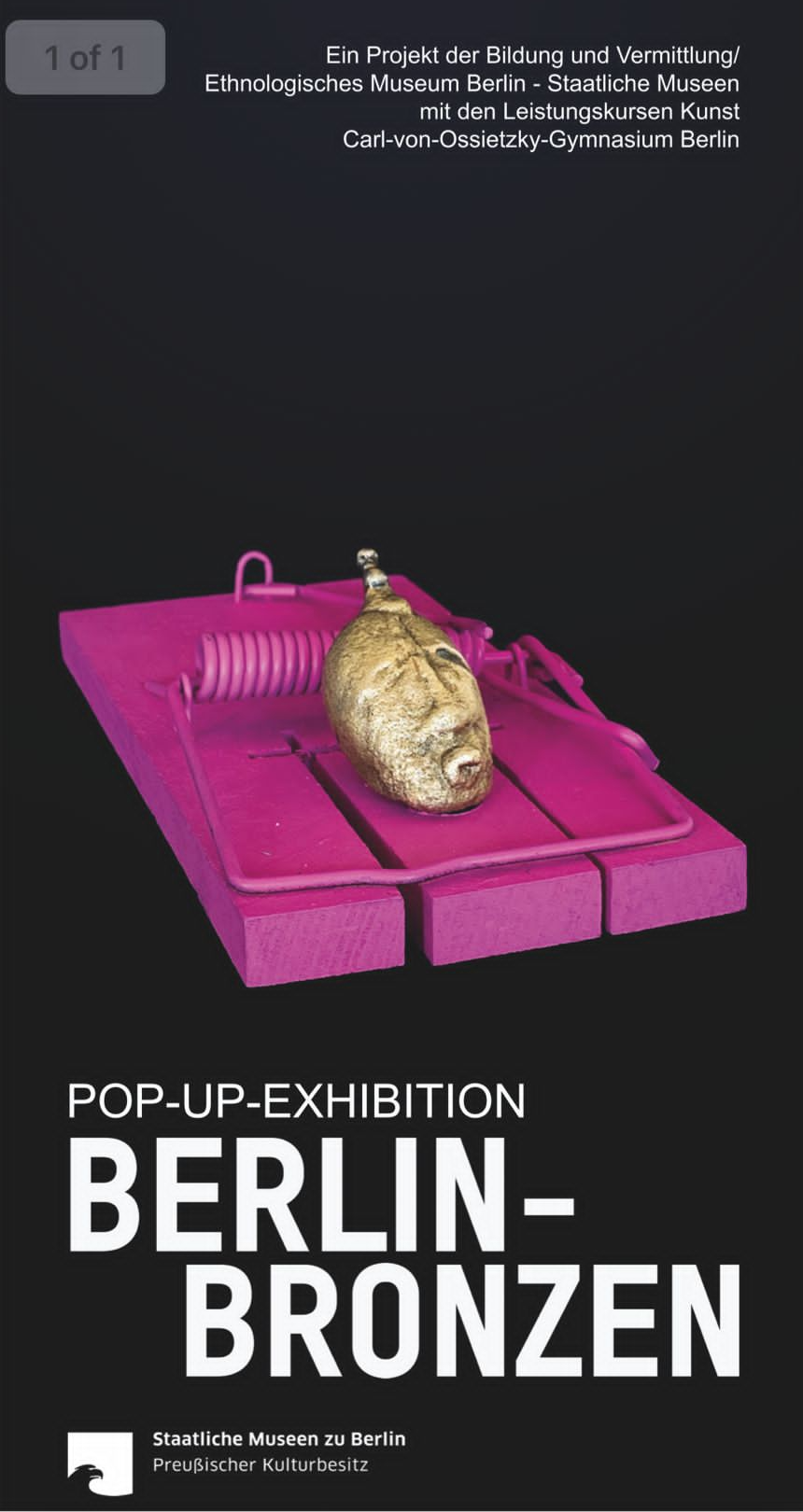 Berlin-Bronzen pop-up exhibition